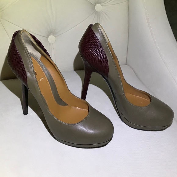 Fendi color block  Nappa  Leather platform heels - Picture 8 of 8